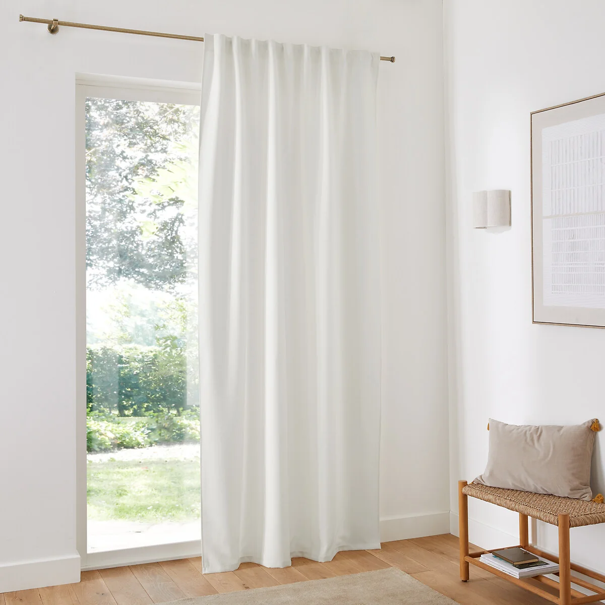 Select Recycled Polyester Gathered Braid Curtain – image 3