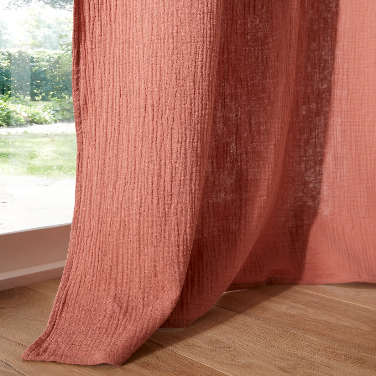 Kumla Cotton Muslin Curtain Panel – image 3