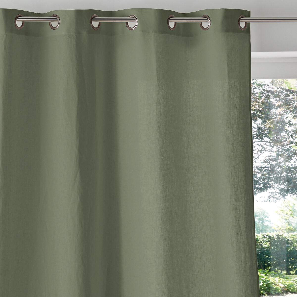 Onega 100% Washed Linen Curtain with Eyelets – image 2