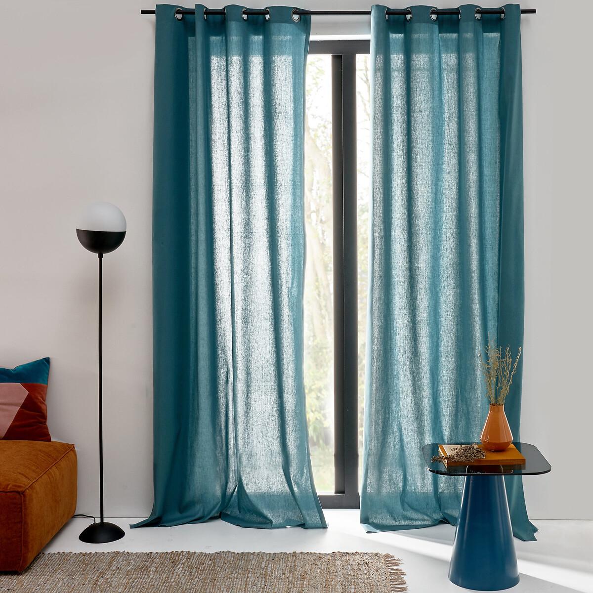 Onega 100% Washed Linen Curtain with Eyelets – image 7