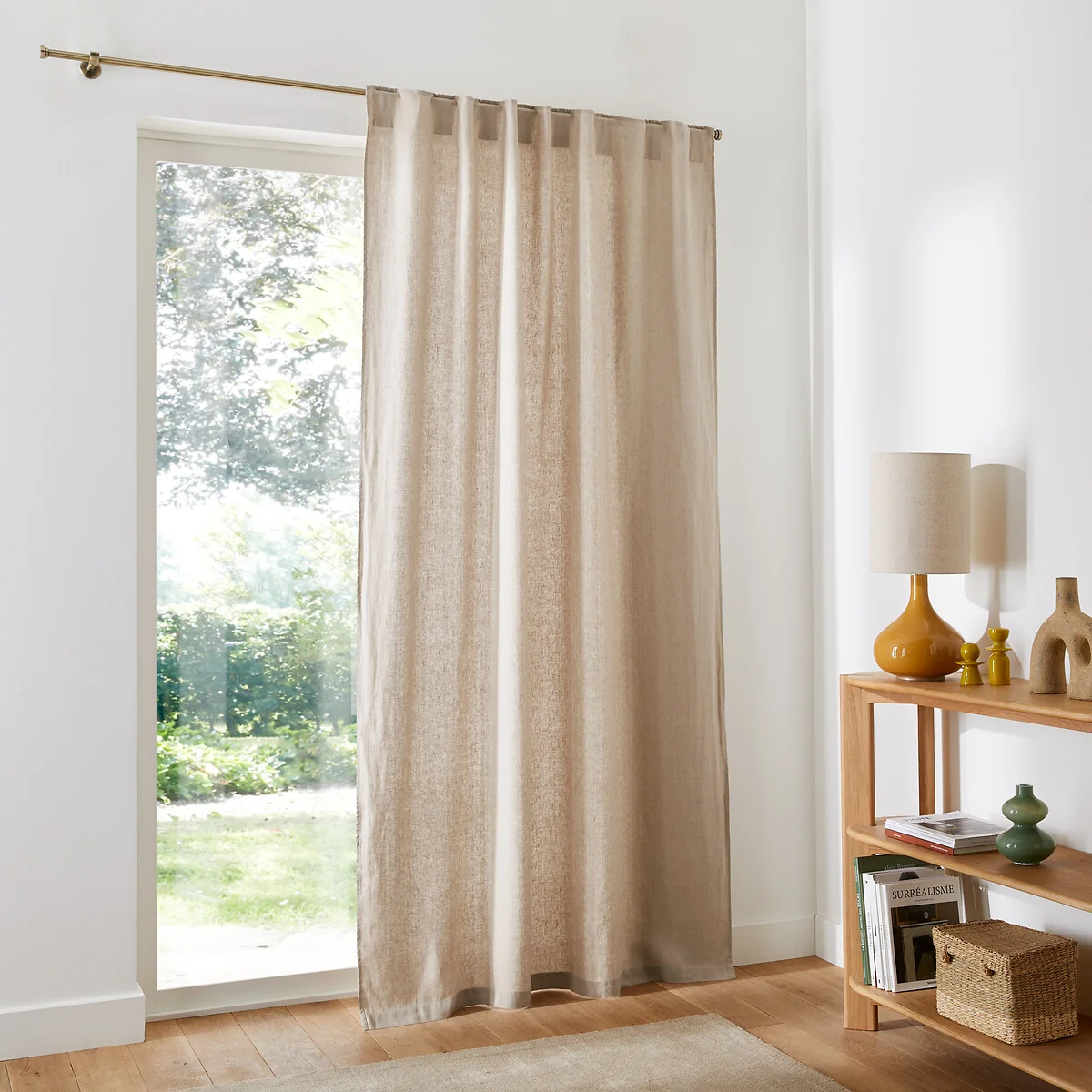 Elba Hidden Tab Linen Curtain – image 3