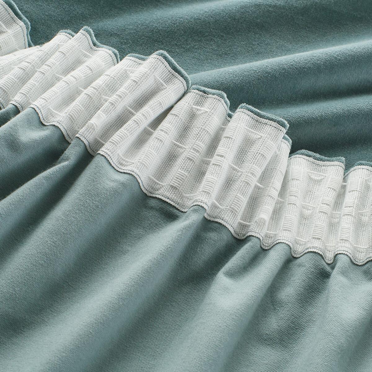 Velvet Gathered Braid Velvet Curtain – image 3