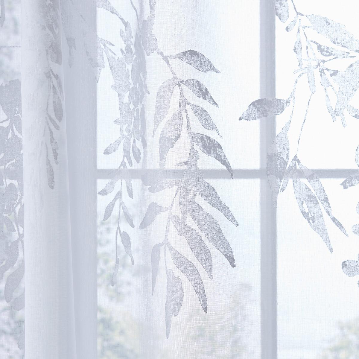 Wisteria Floral Voile Curtain Panel – image 3