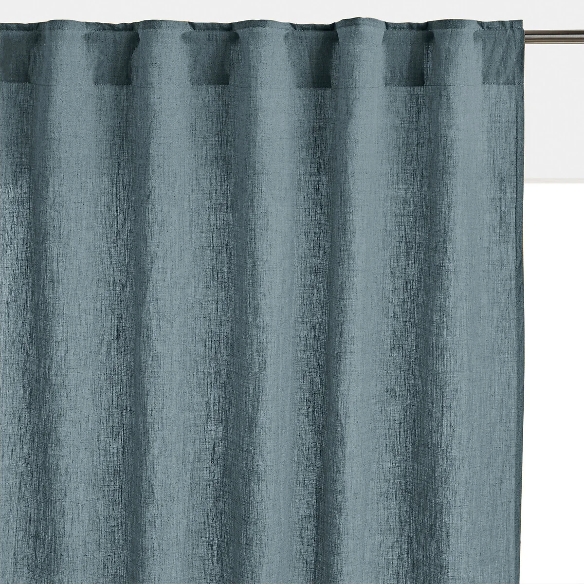Onega Washed Linen Single Curtain with Concealed Tabs – image 1