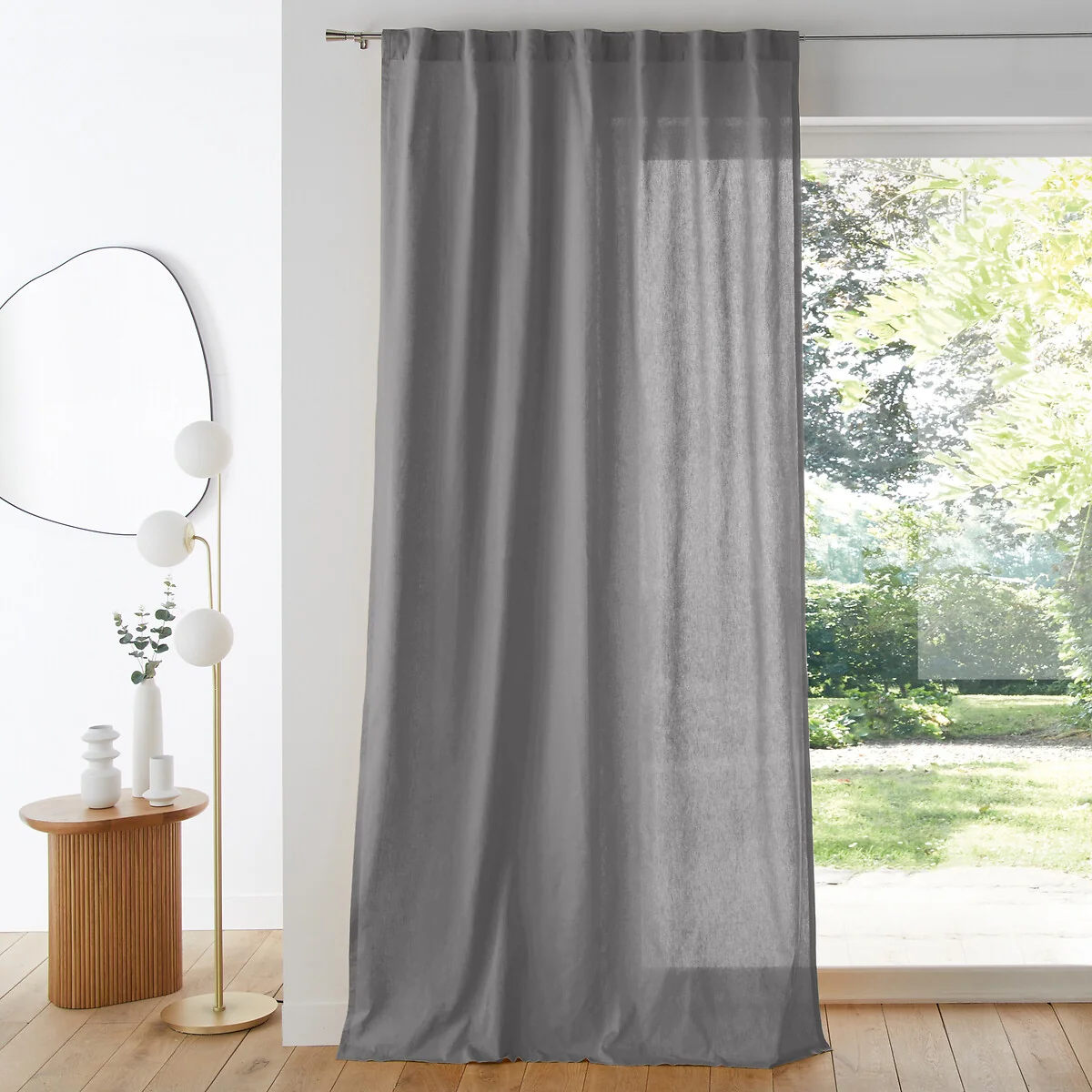 Scenario Single Cotton Curtain with Concealed Tabs – image 1