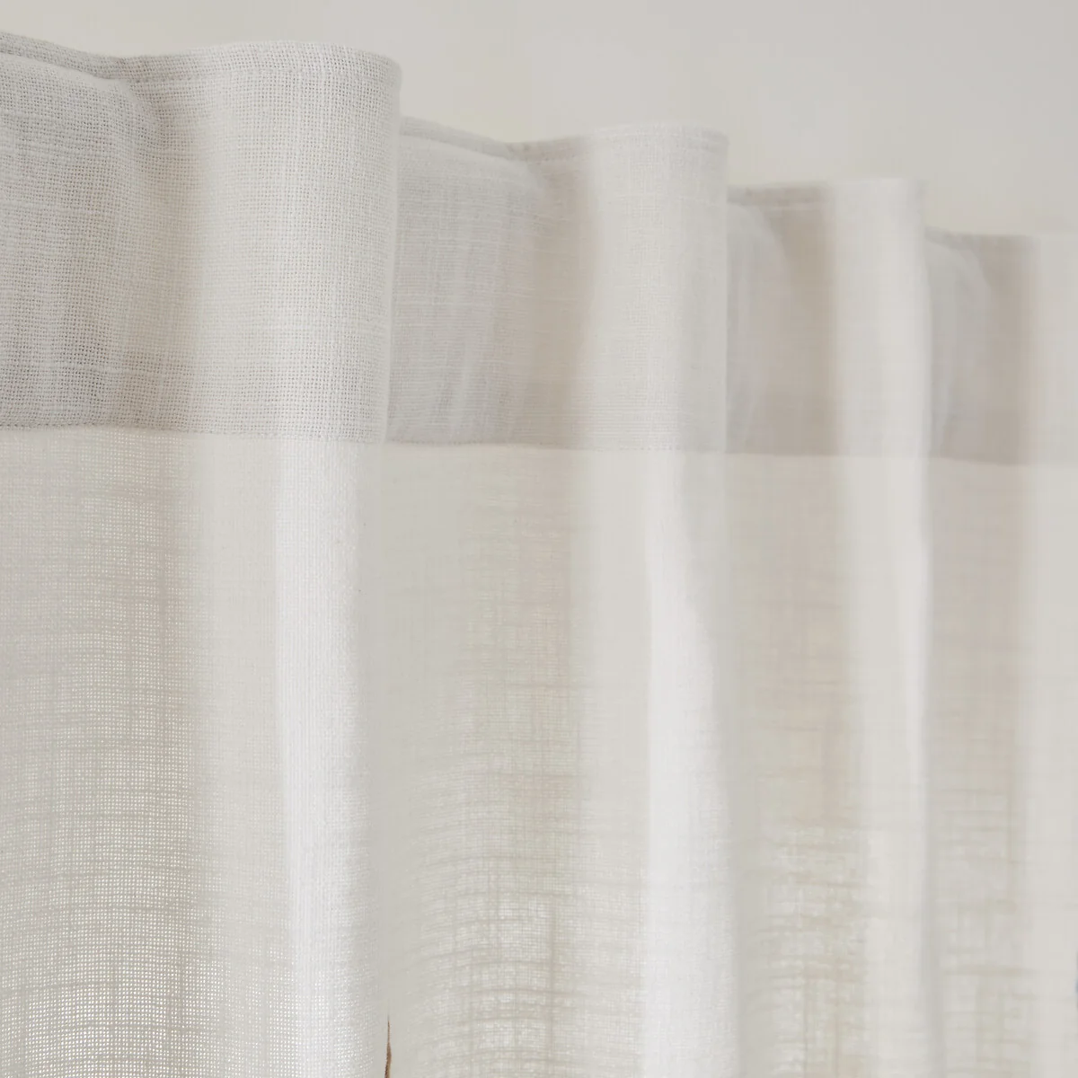 Nizar Embroidered Tropical Cotton Curtain and Concealed Tab Top – image 6