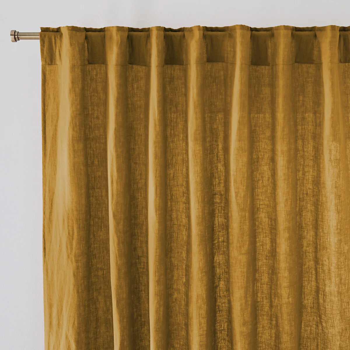 Onega Washed Linen Single Curtain with Concealed Tabs – image 2