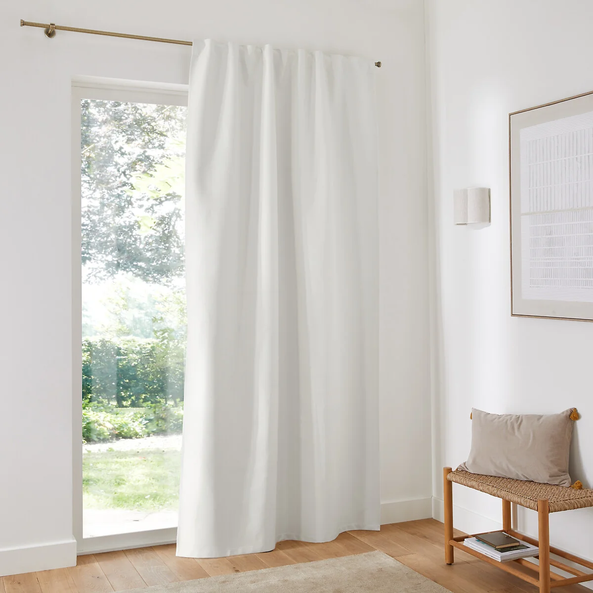 Select Ruffled Braid Blackout Curtain – image 3