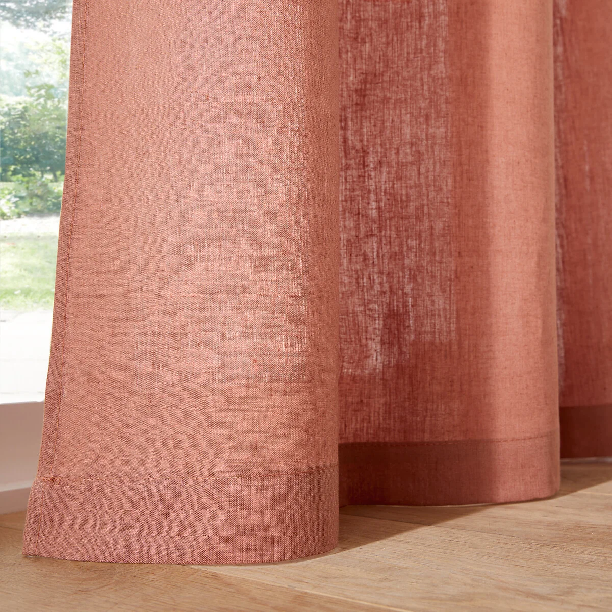 Onega 100% Washed Linen Curtain with Eyelets – image 4