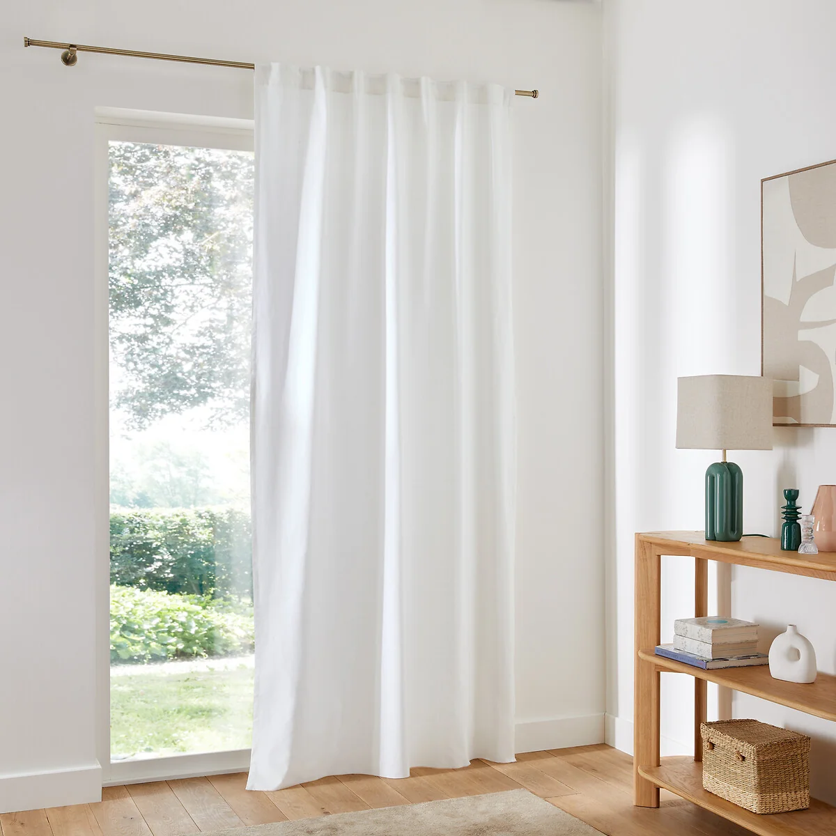 Scenario Single Cotton Curtain with Concealed Tabs – image 3