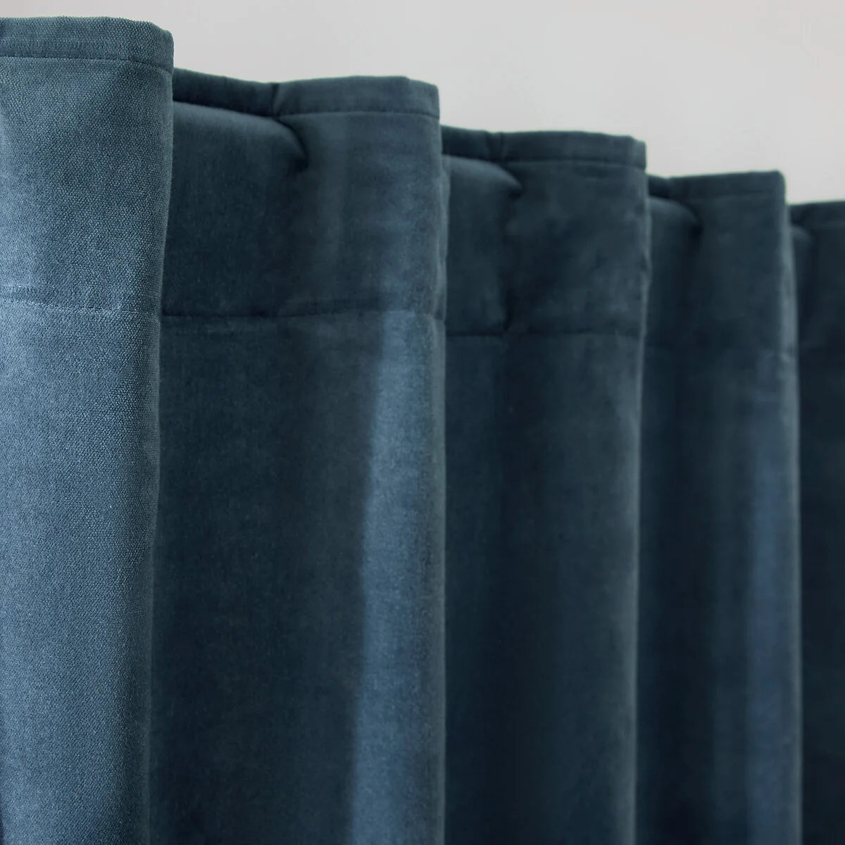 Velvet Hidden Tab Top Blackout Curtain – image 5