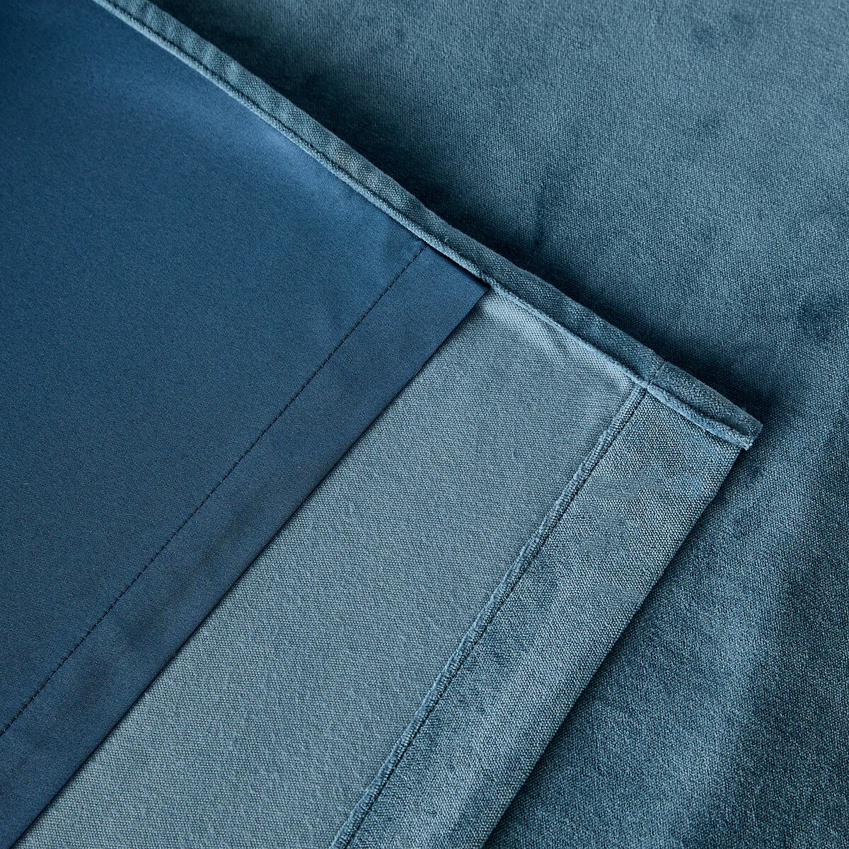 Velvet Hidden Tab Top Blackout Curtain – image 6
