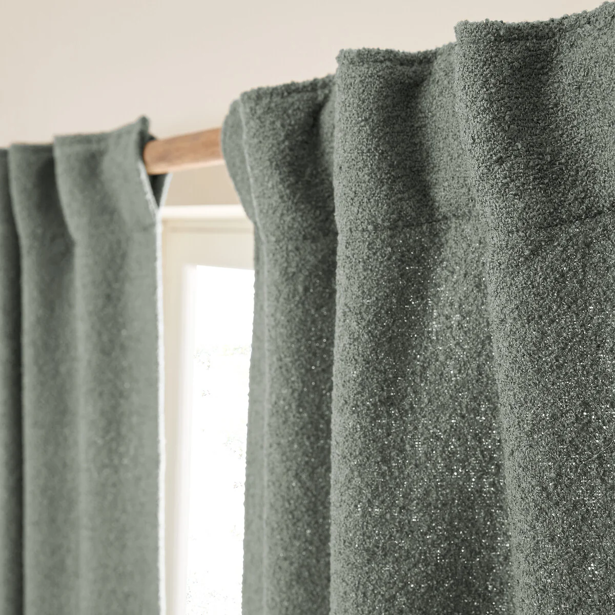 Belvini Curtain in Fleece with Hidden Tabs – image 4