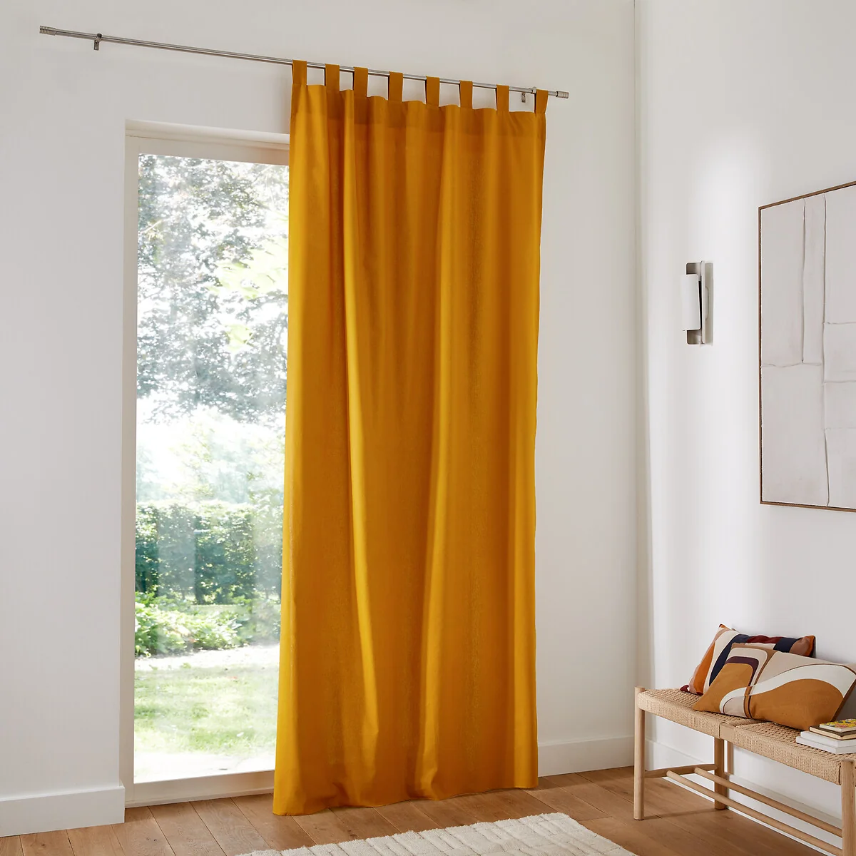 Scenario Cotton Tab Top Curtain Panel – image 3