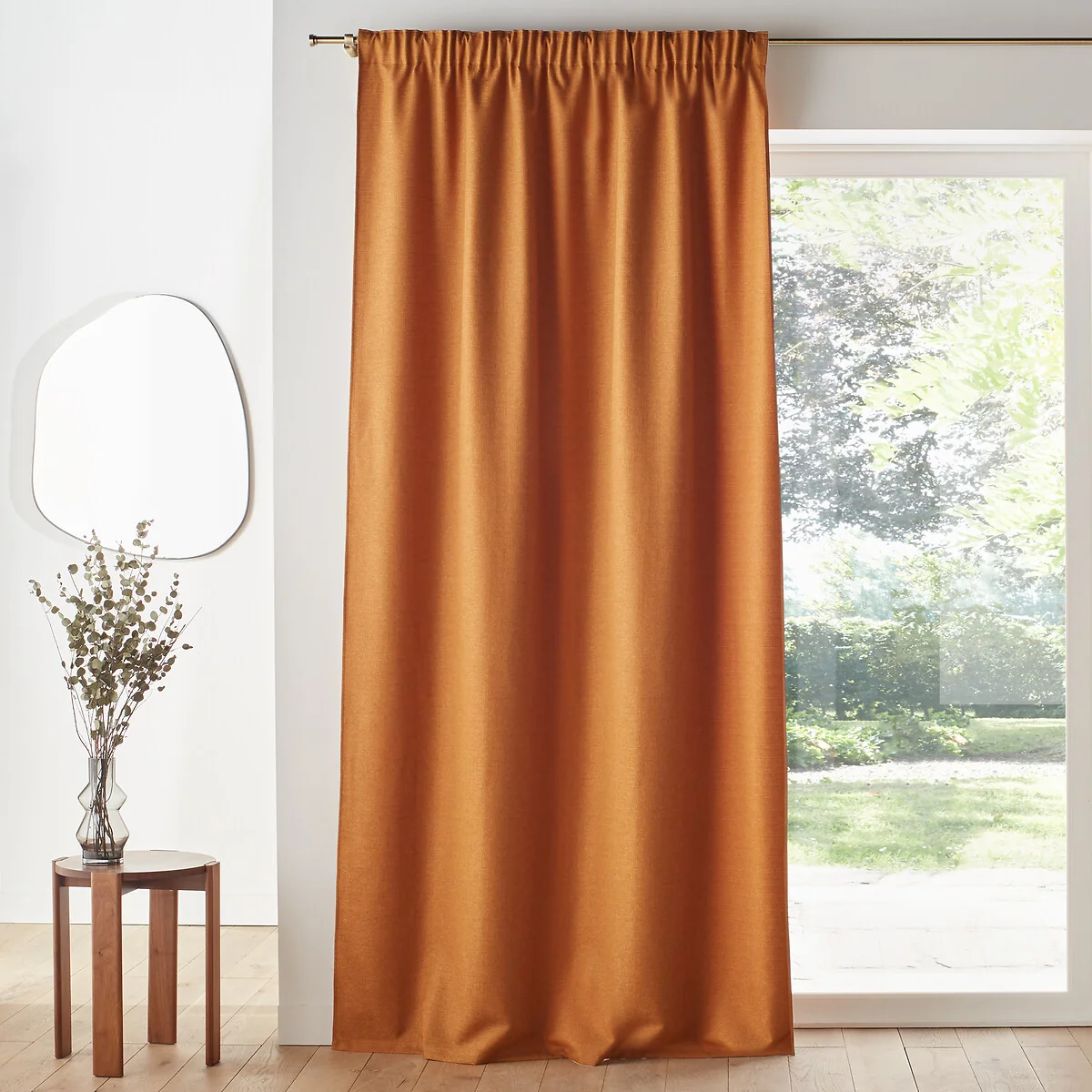 Select Ruffled Braid Blackout Curtain – image 1