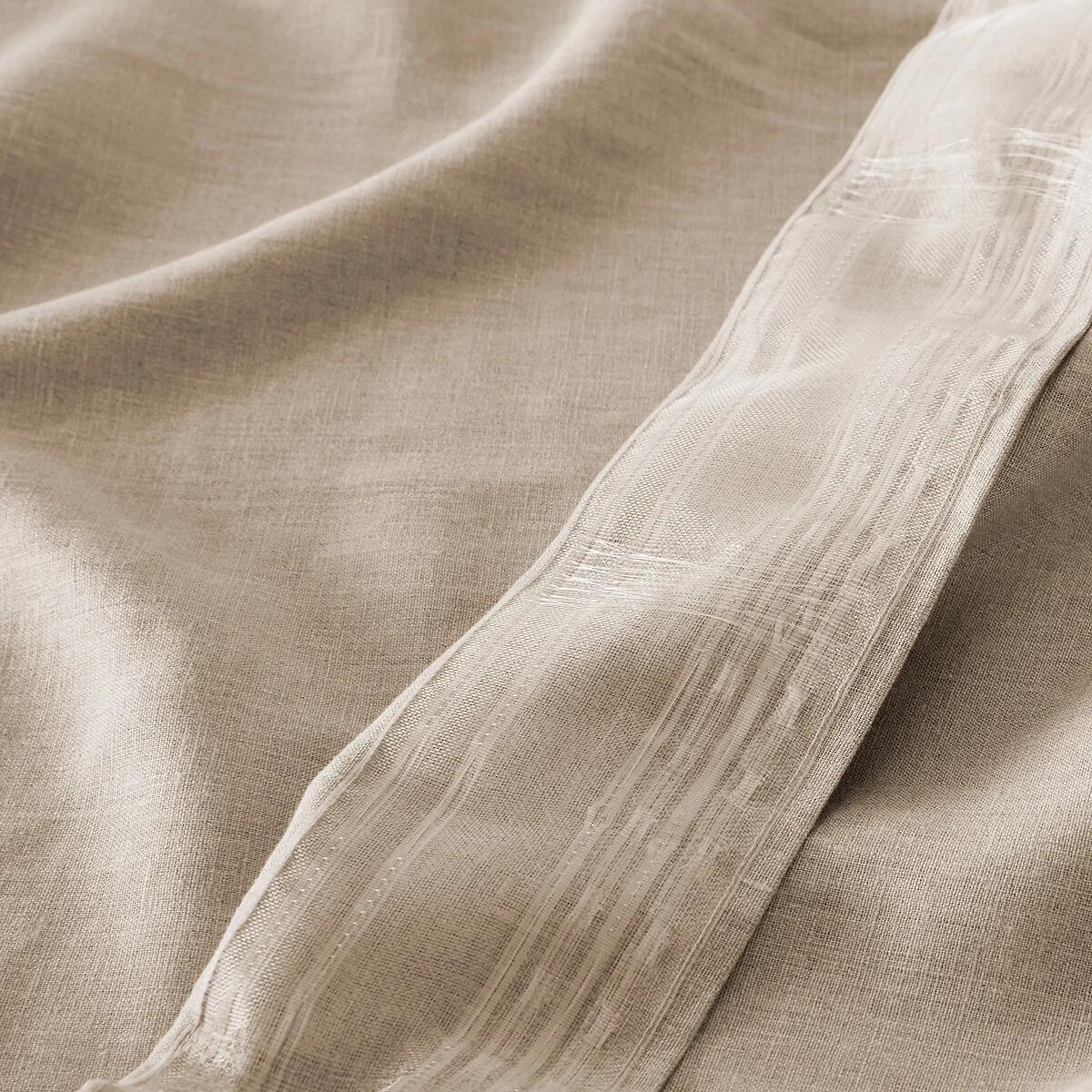 Private Ruffled 100% Washed Linen Curtain – image 6