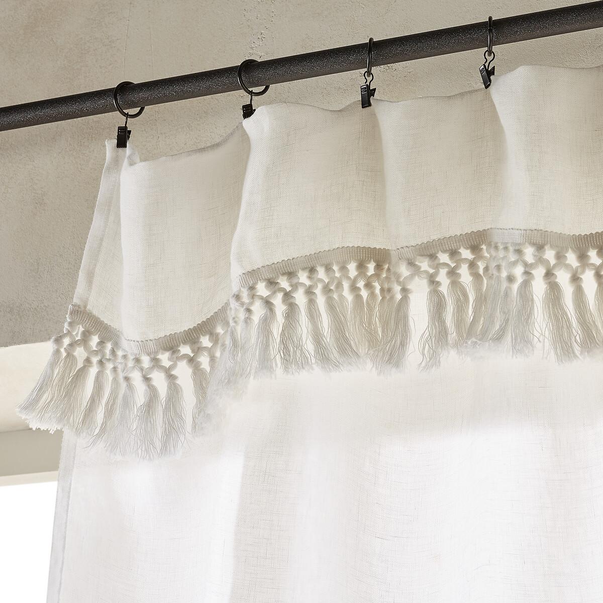 Elphir Linen Muslin Voile Curtain Panel – image 2