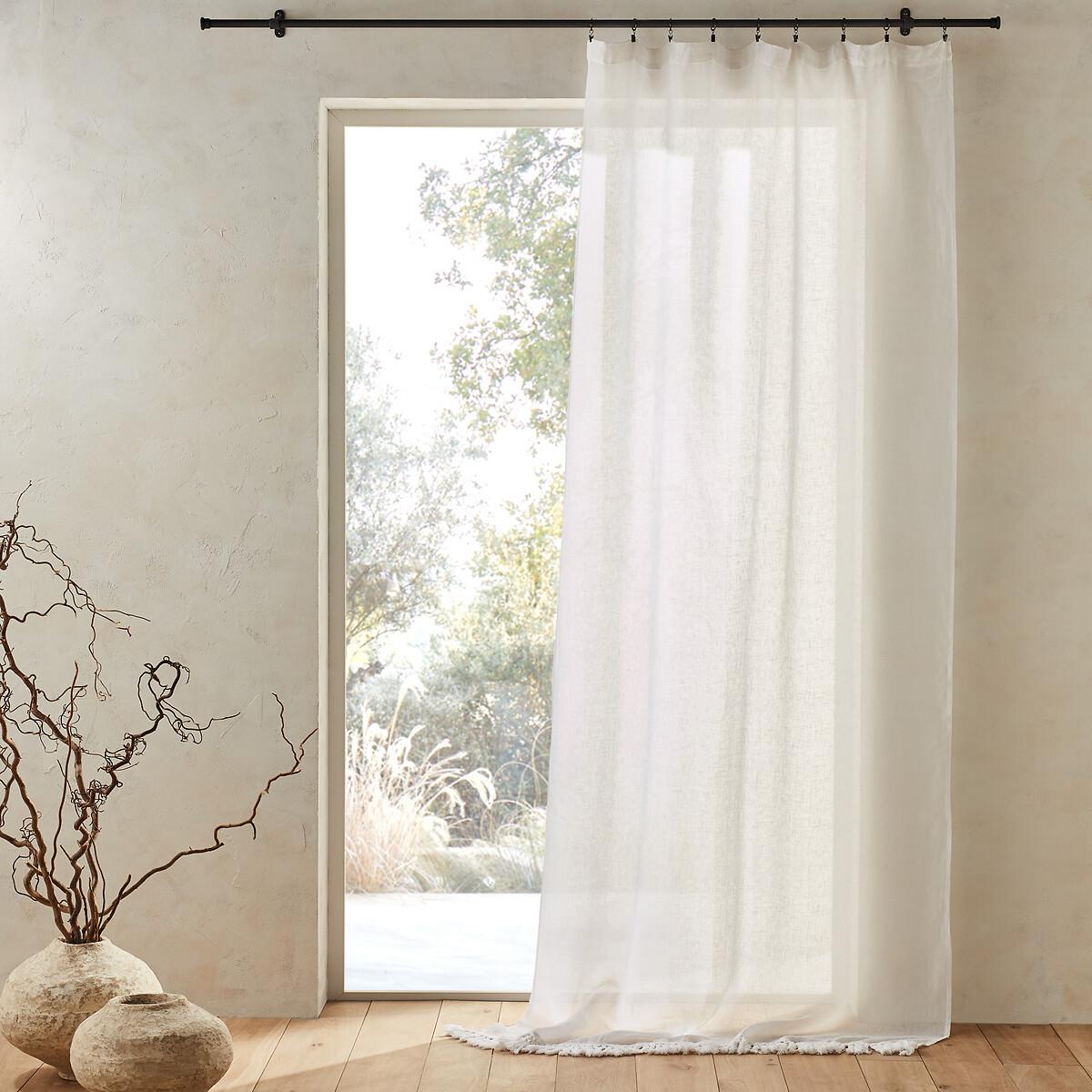 Elphir Linen Muslin Voile Curtain Panel – image 3