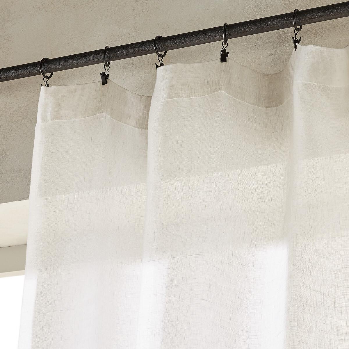Elphir Linen Muslin Voile Curtain Panel – image 4