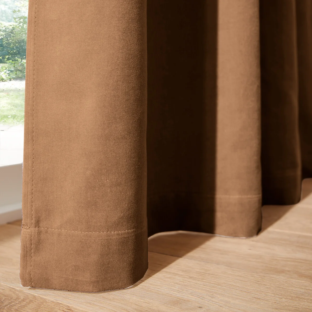 Velvet Gathered Braid Velvet Curtain – image 4