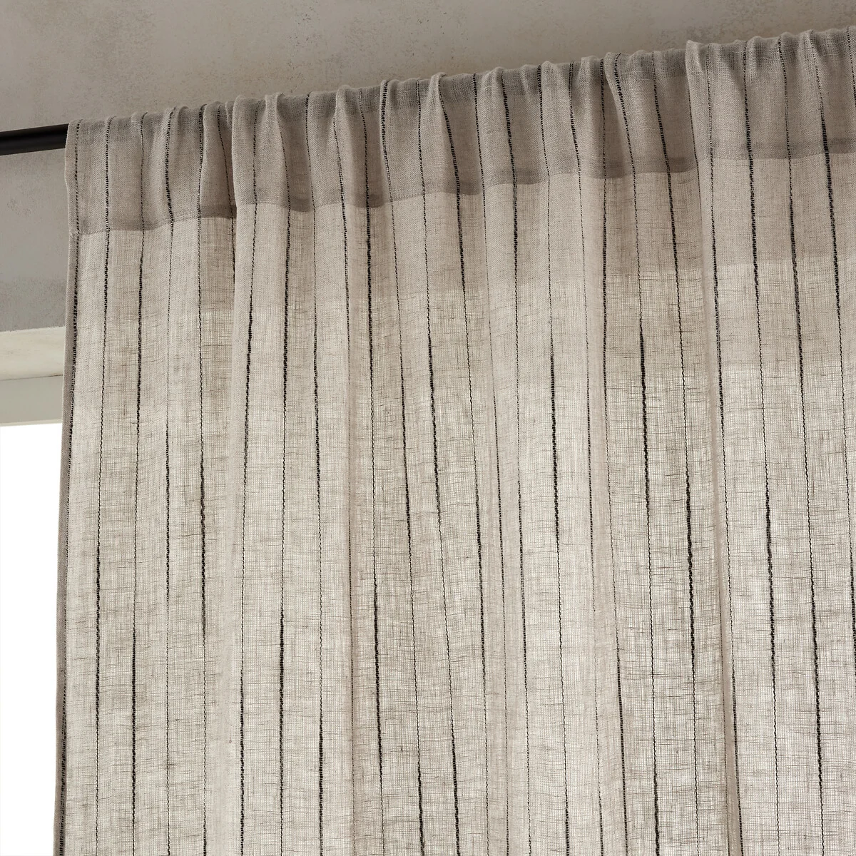 Patcha Embroidered Linen Voile Curtain – image 2