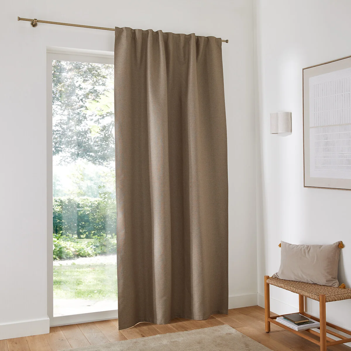 Select Ruffled Braid Blackout Curtain – image 3