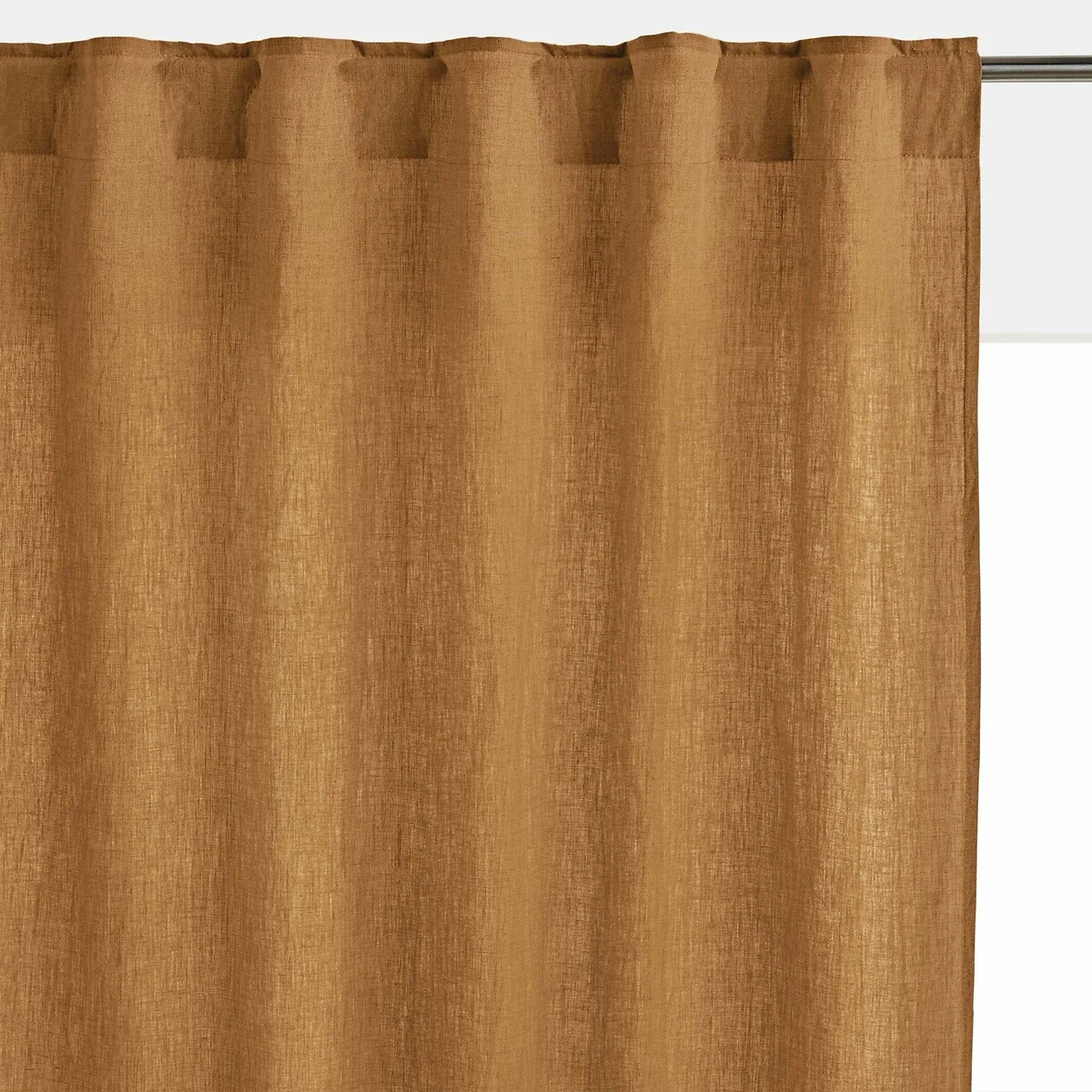 Onega Washed Linen Radiator Curtain with Hidden Fixings – image 1