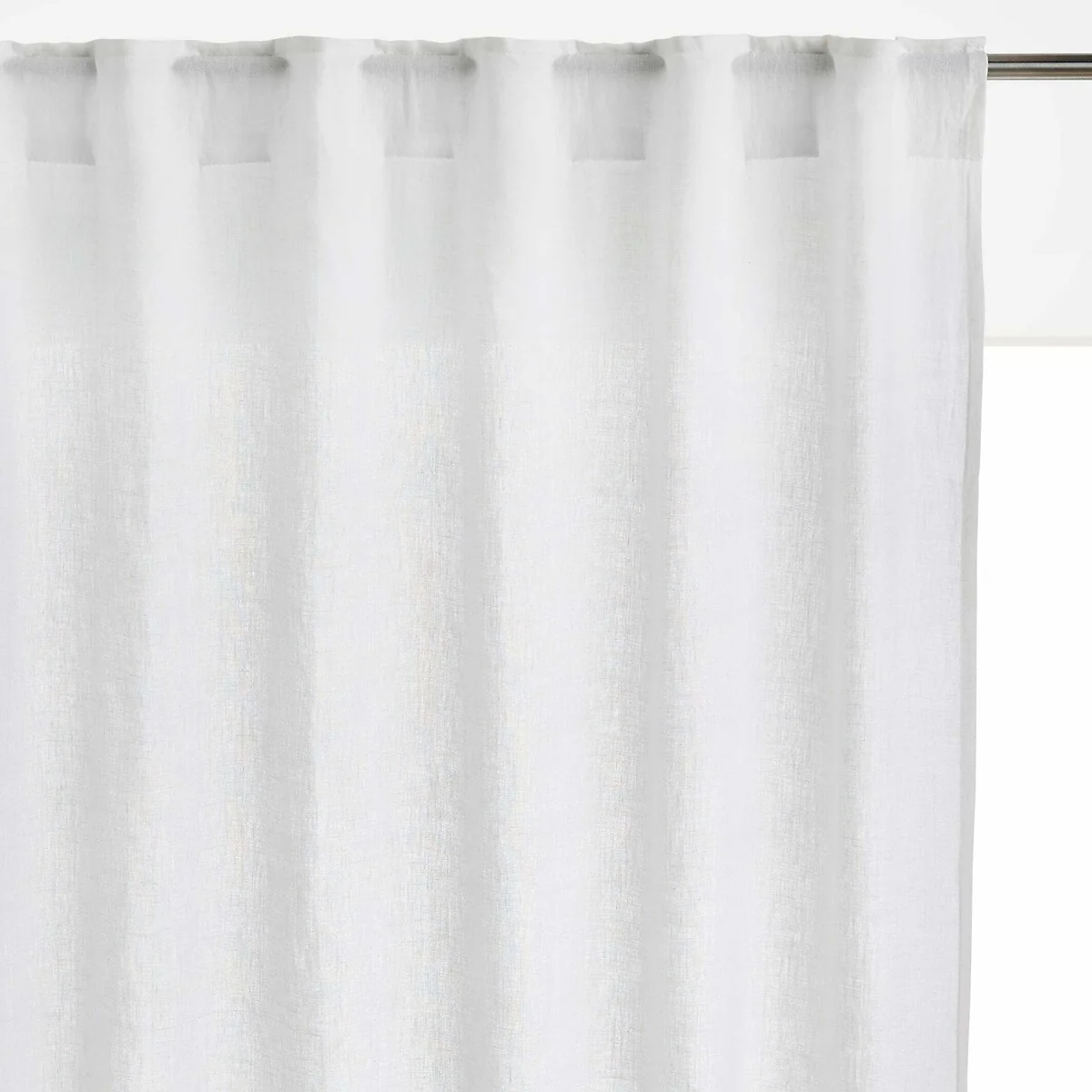 Onega Washed Linen Radiator Curtain with Hidden Fixings – image 1