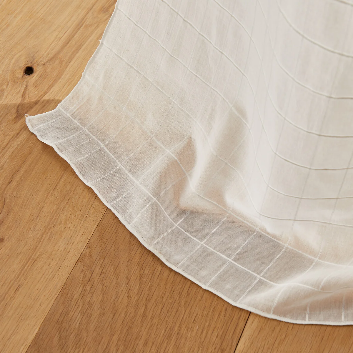 Skoum 100% Organic Cotton Voile Sheer Curtain Panel – image 4