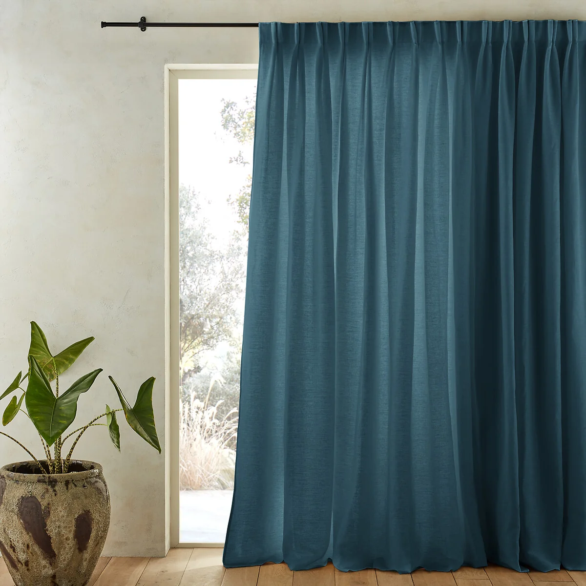 Colin Lined Linen Curtain – image 1