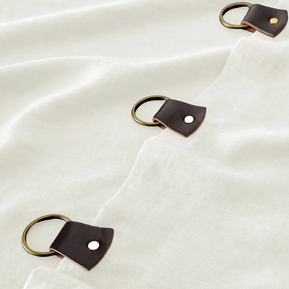 Private Washed Linen Curtain with Loops – image 6