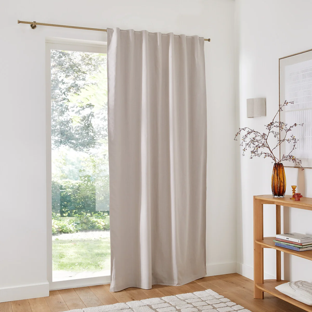 Lincot Linen & Cotton Hidden Tab Blackout Curtain – image 3