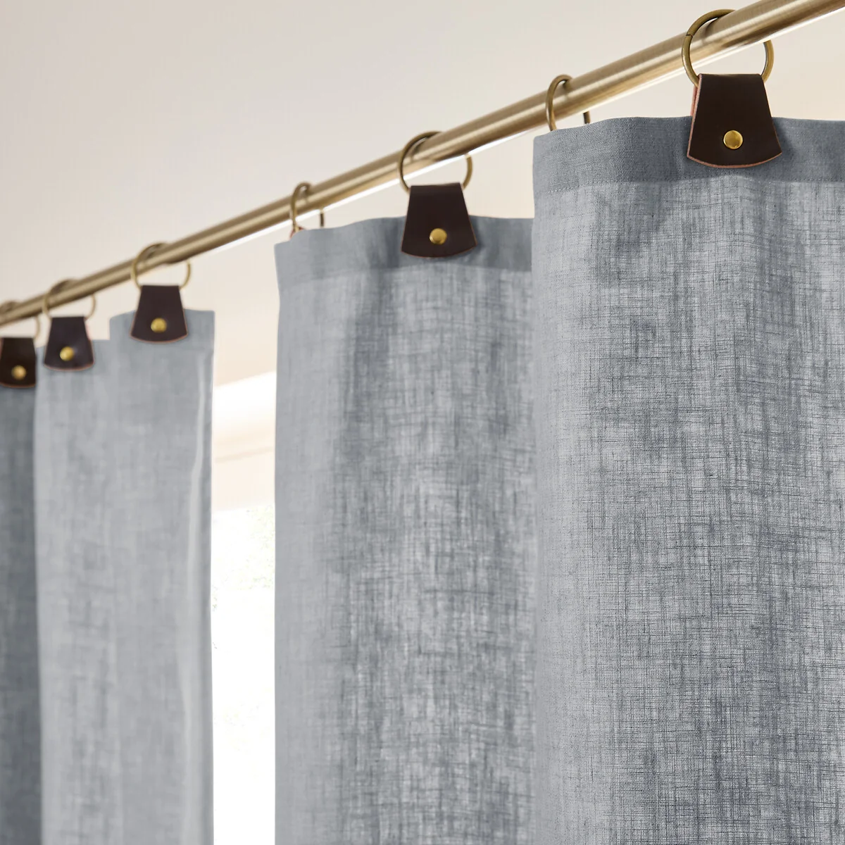 Private Lined Washed Linen Curtain – image 4