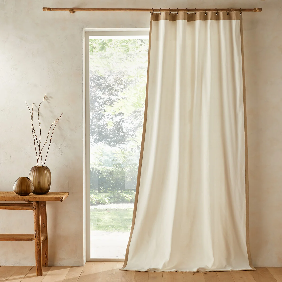 Venita Cotton Velvet and Linen Curtain – image 1