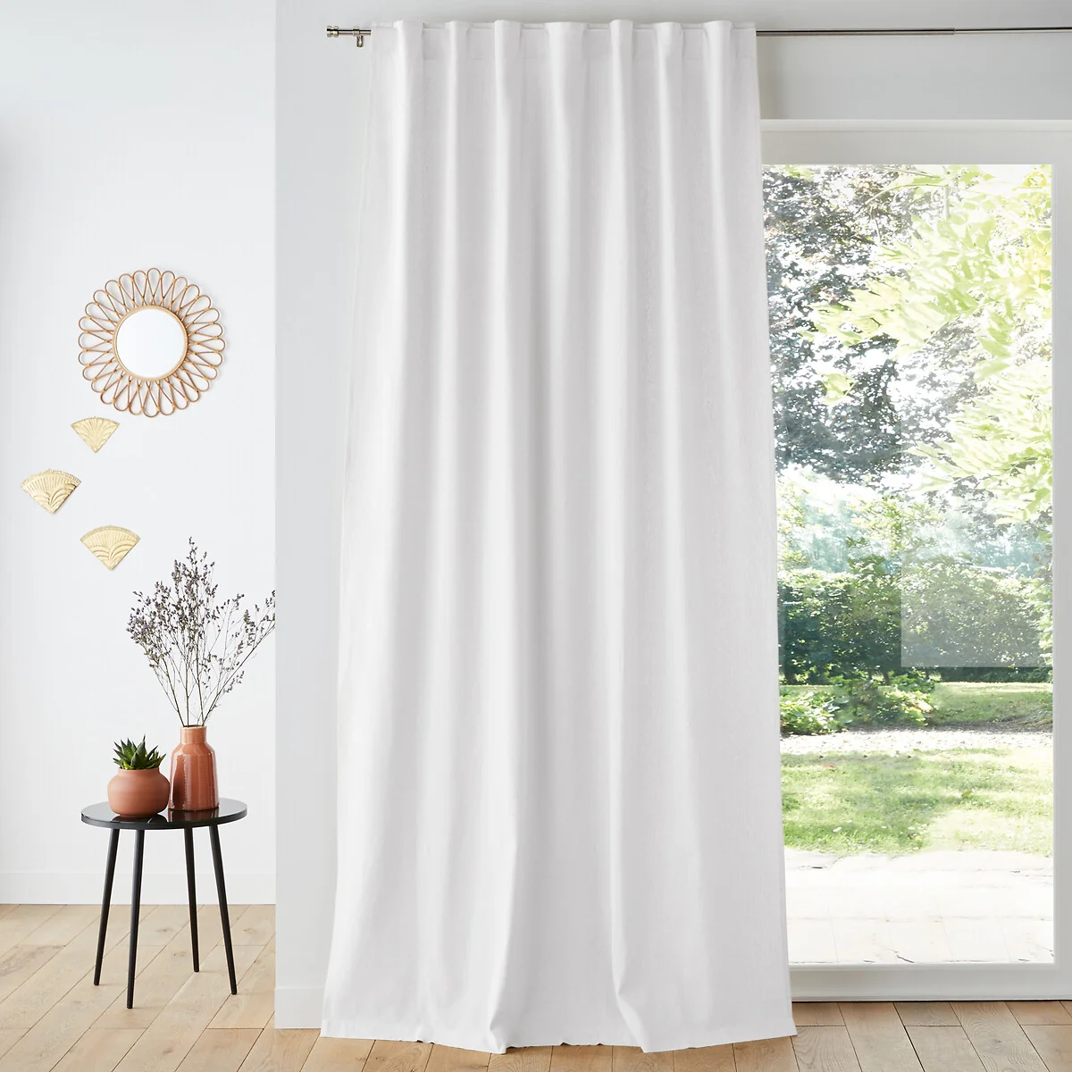 Taima Linen and Cotton Concealed Tab Curtain
