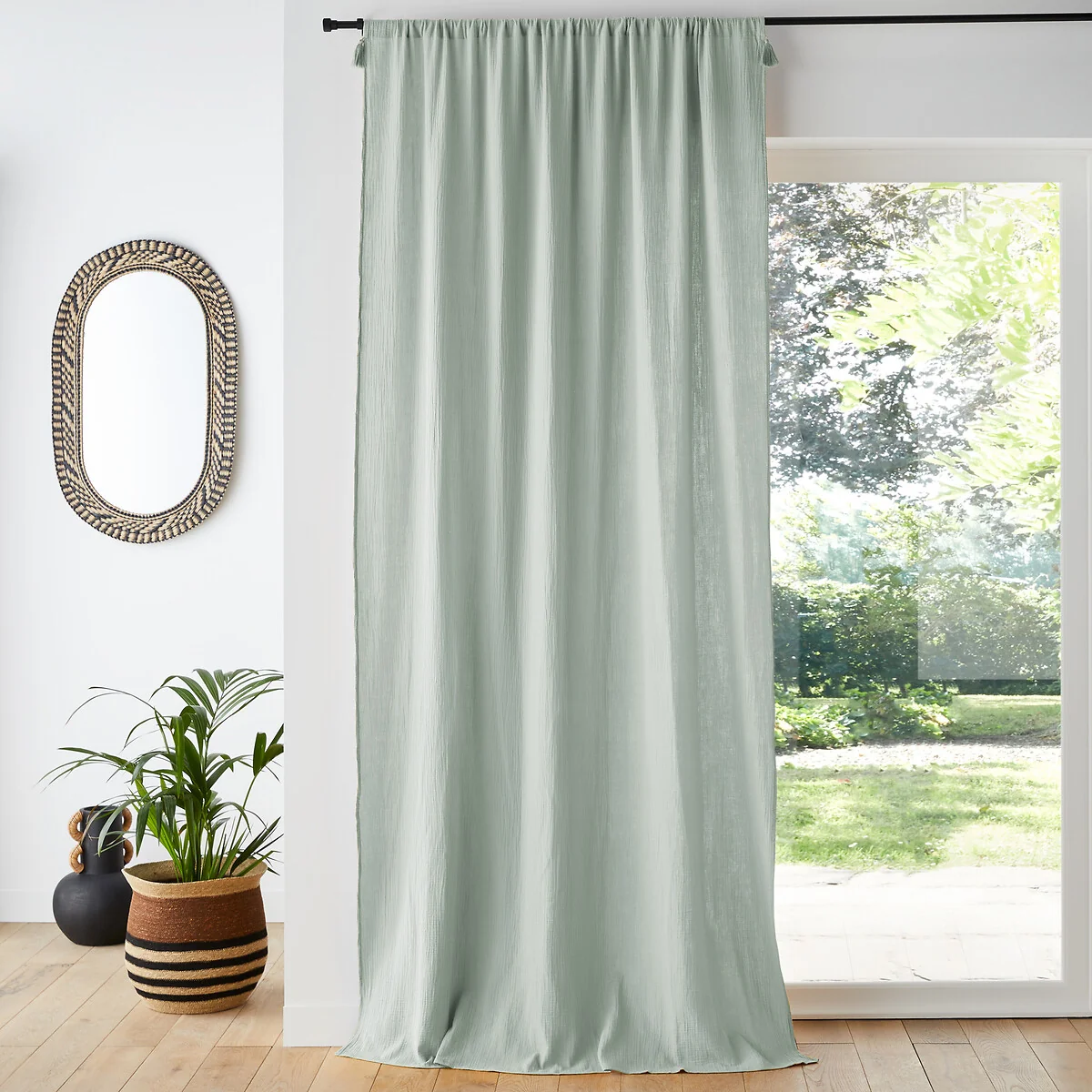Kumla Cotton Muslin Single Curtain – image 1