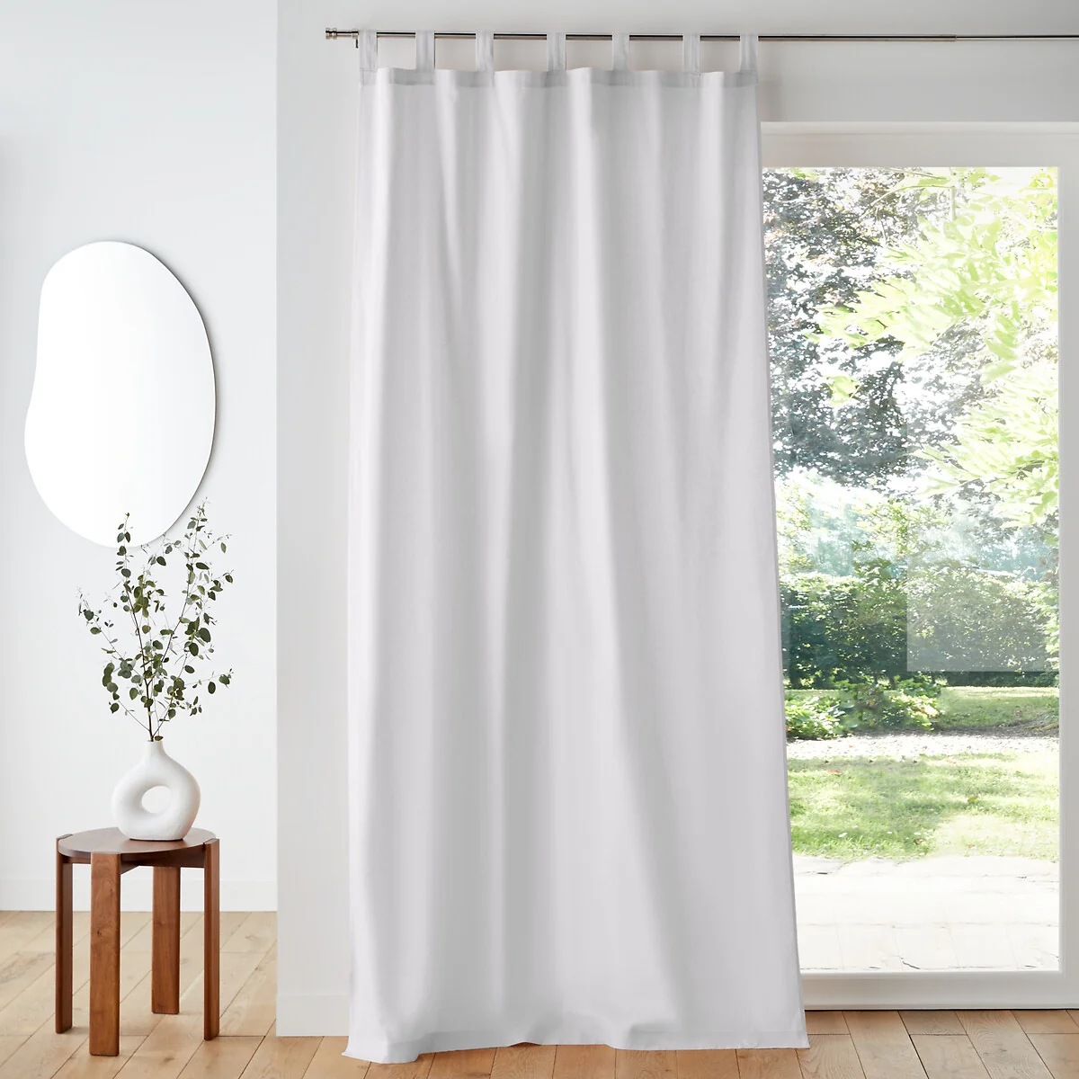 Scenario Cotton Tab Top Curtain Panel – image 1