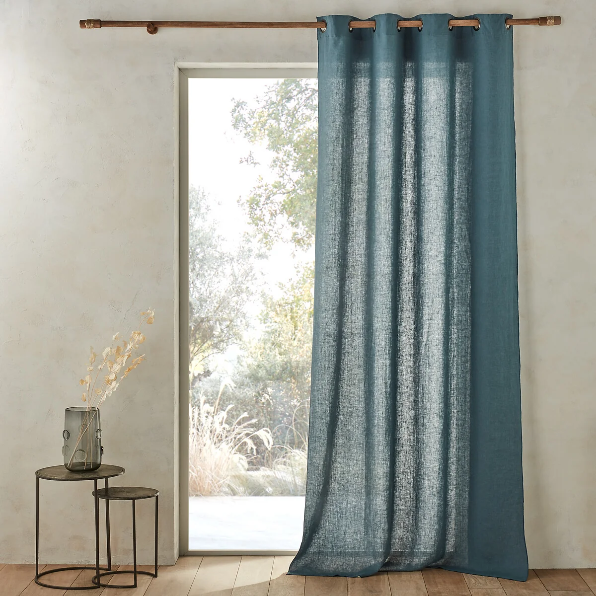 Romane 100% Washed Linen Curtain – image 1