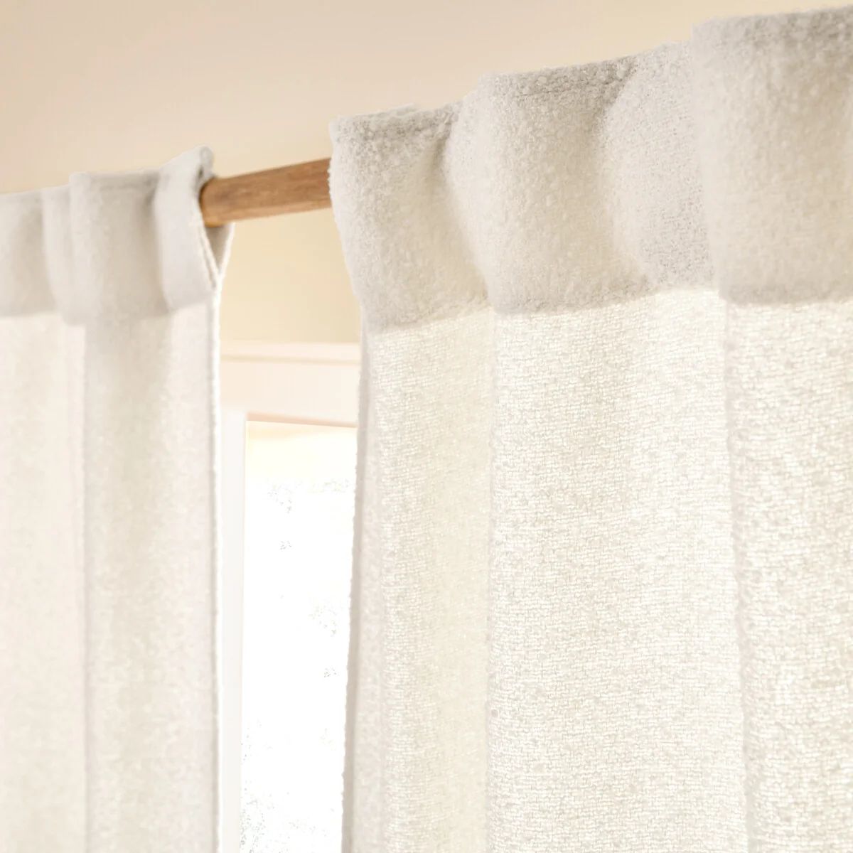 Belvini Curtain in Fleece with Hidden Tabs – image 3
