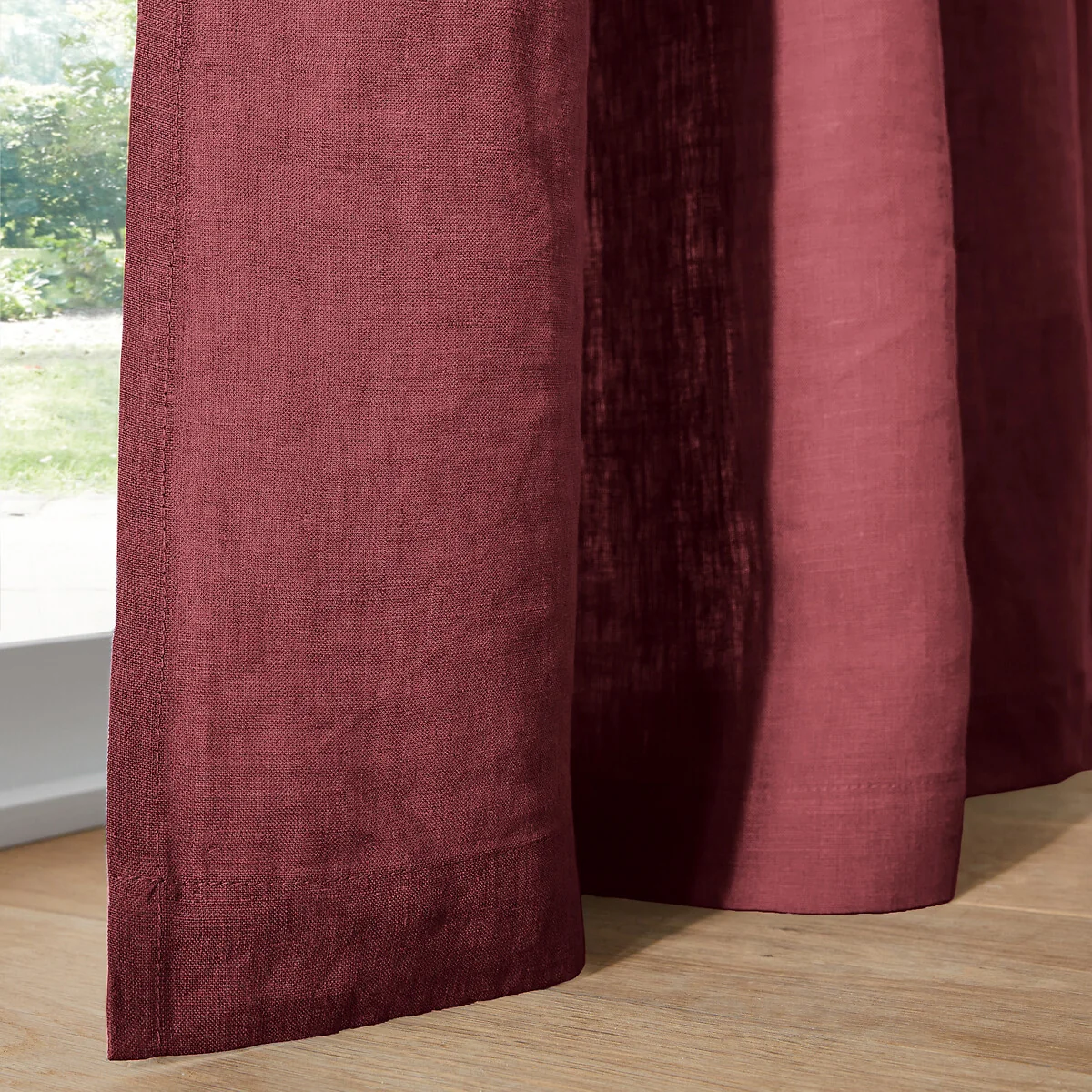 Onega Washed Linen Curtain with Eyelets – image 3