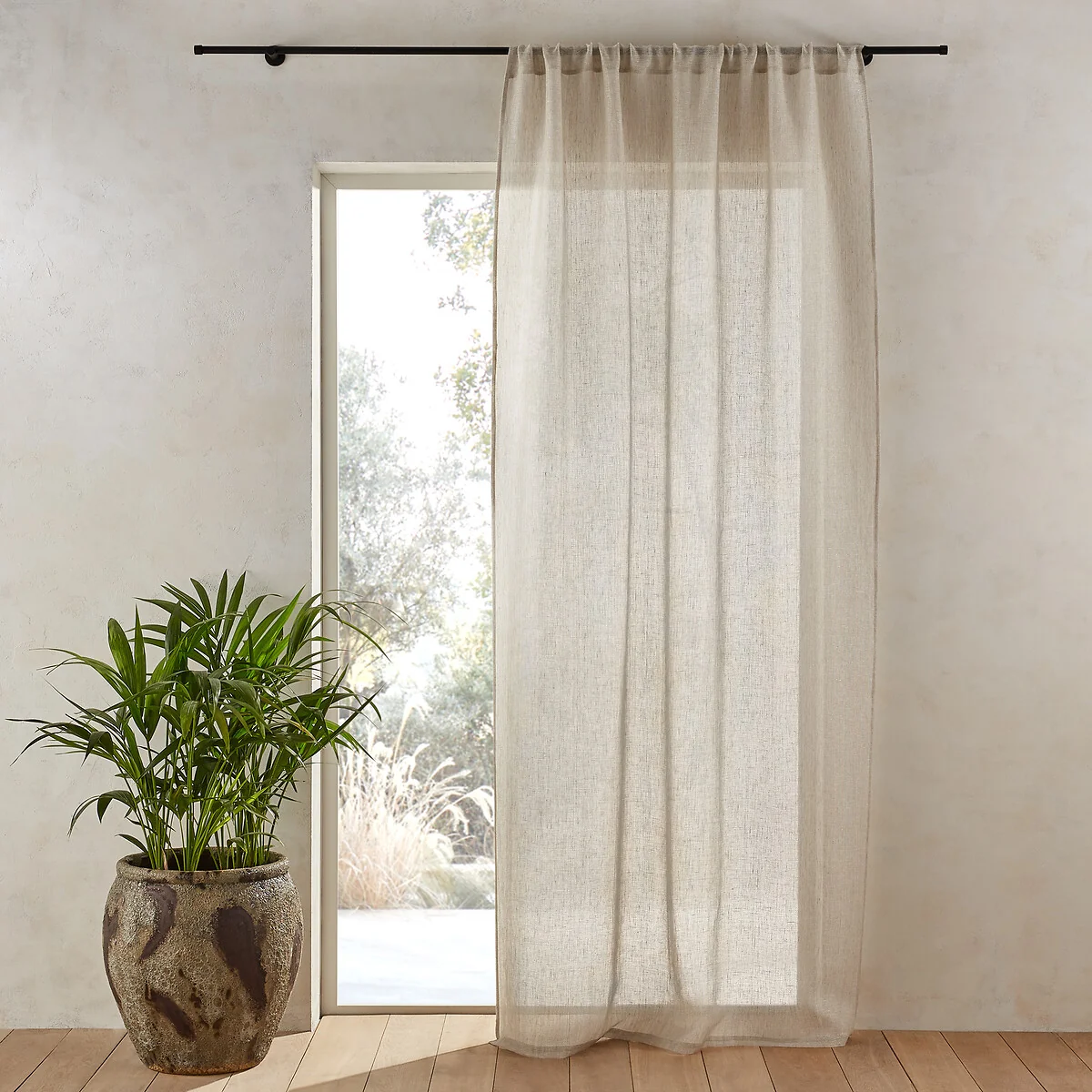 Fishoyi Linen Curtain – image 1