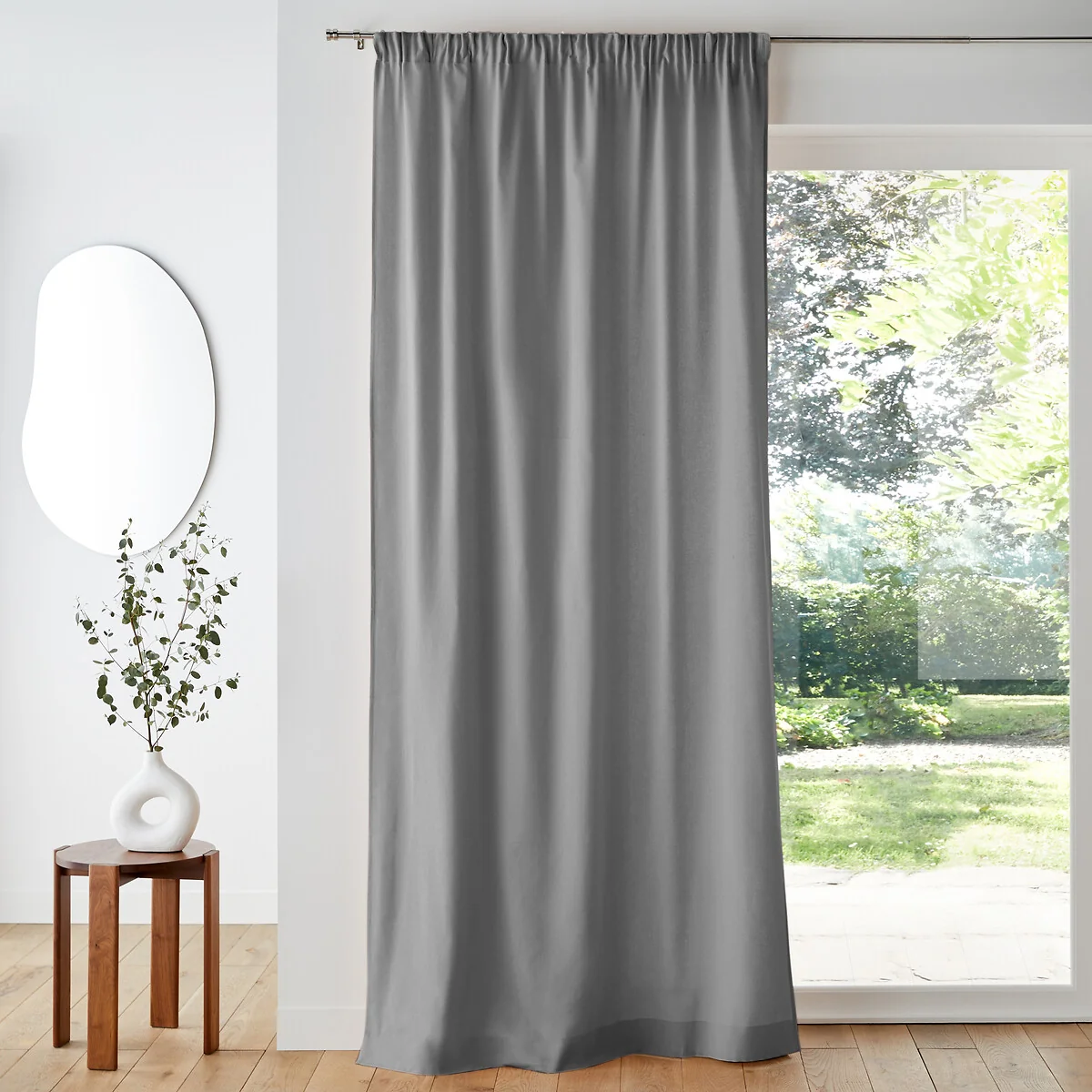 Scenario Cotton Curtain with Gathered Header – image 1