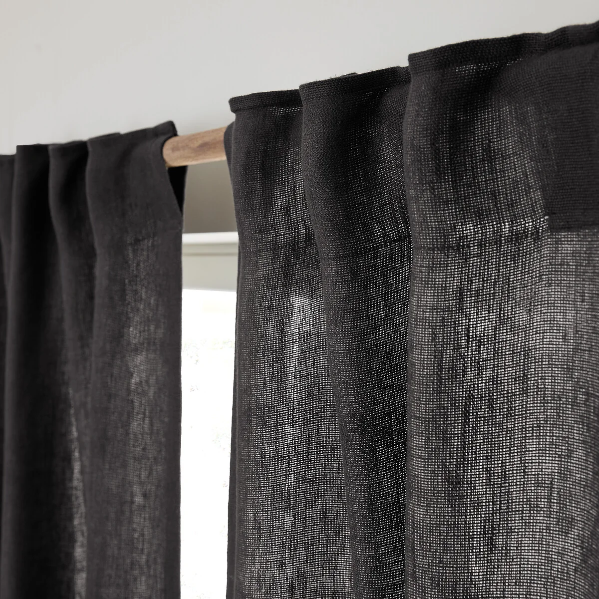 Cedal Heavyweight Linen Curtain with Concealed Tab Top Header – image 3