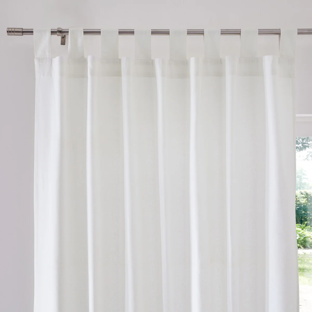 Scenario Cotton Curtain with Tab Top – image 1