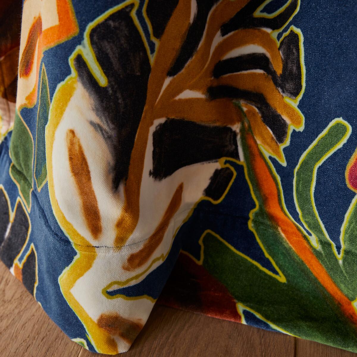 Pampa Floral 100% Cotton Velvet Curtain – image 3
