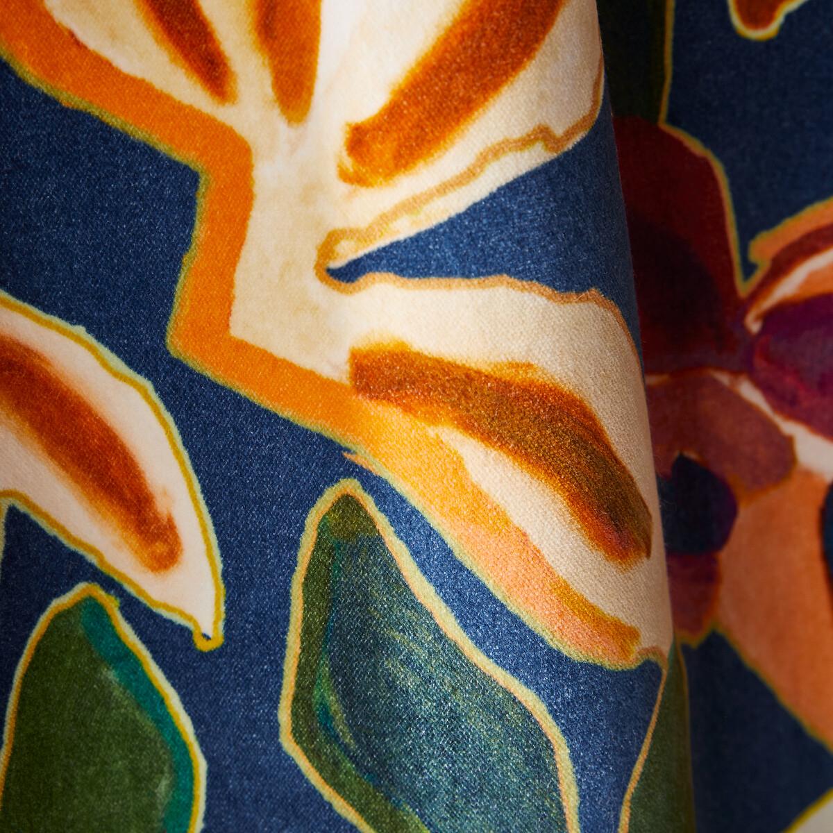 Pampa Floral 100% Cotton Velvet Curtain – image 4
