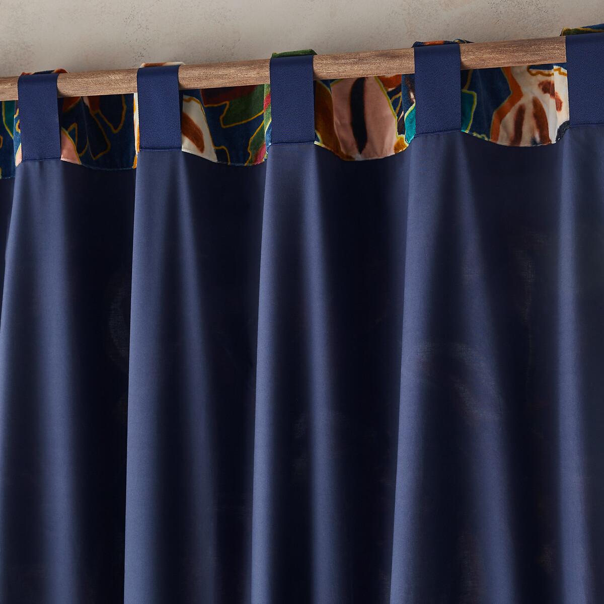 Pampa Floral 100% Cotton Velvet Curtain – image 5