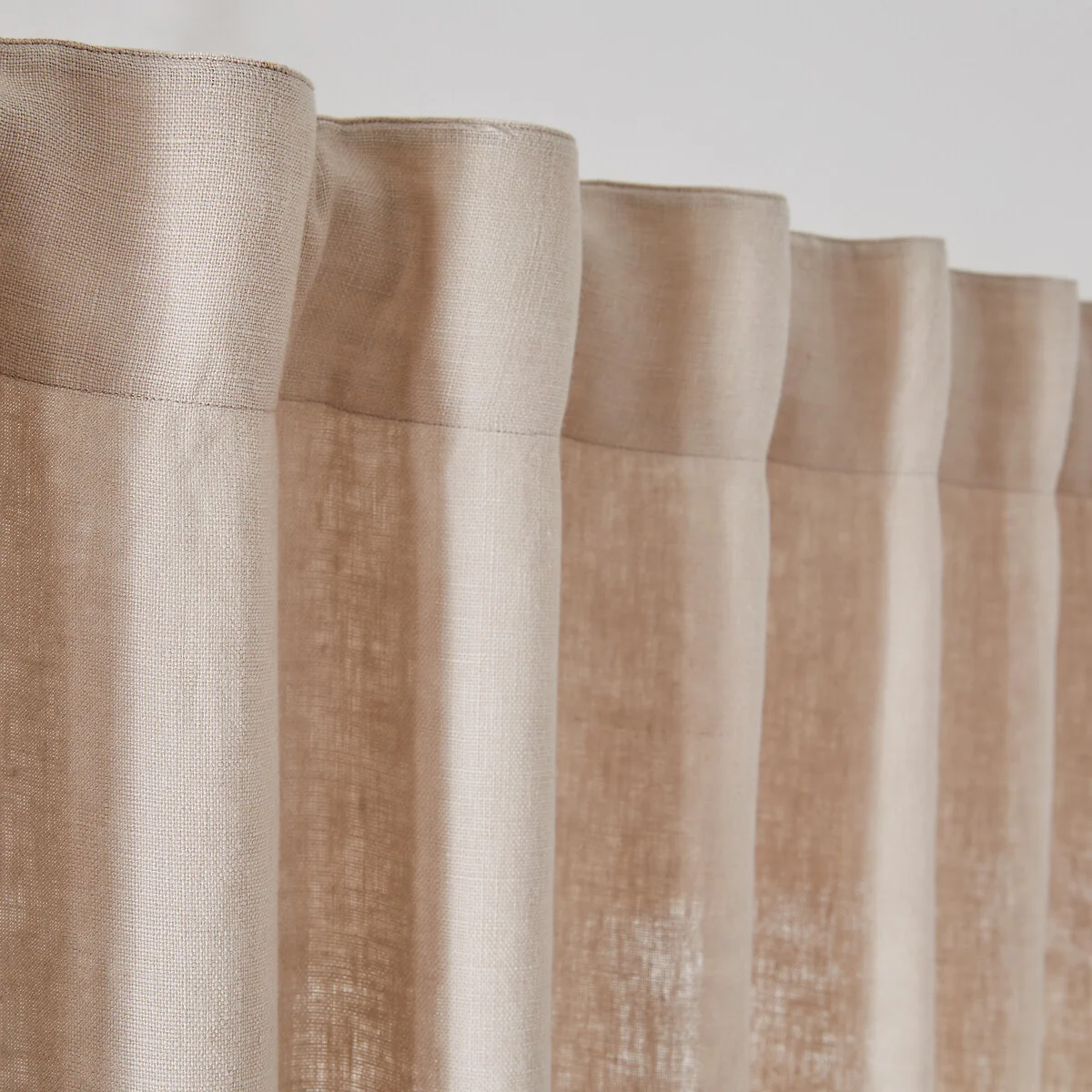 Elba Linen Curtain with Gathered Braid Finish – image 6