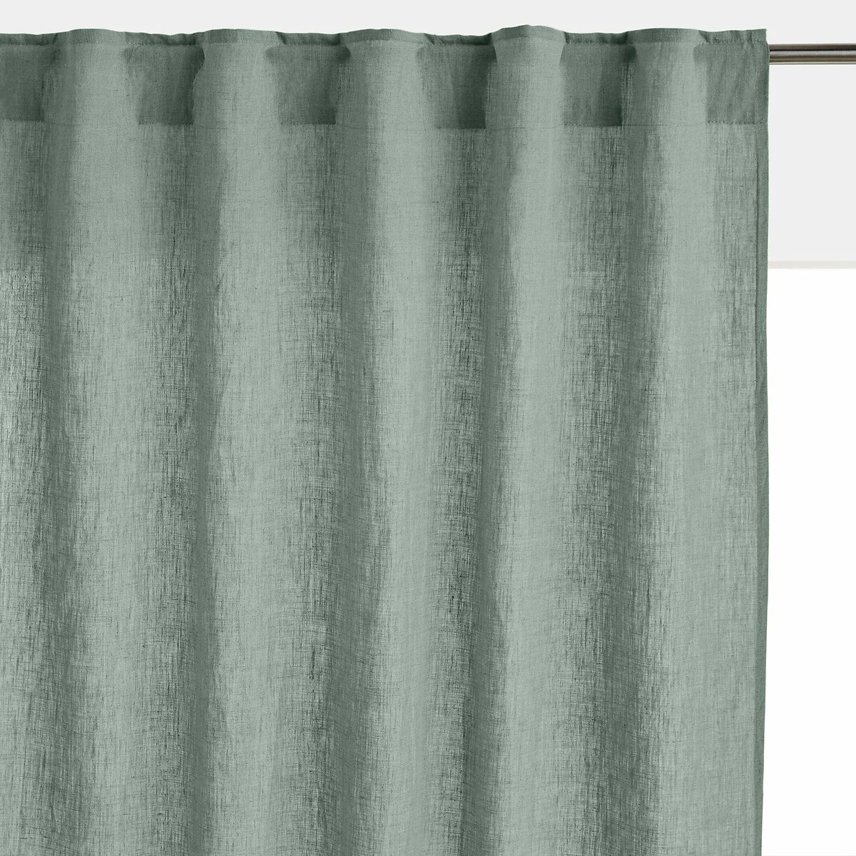 Onega Washed Linen Radiator Curtain with Hidden Fixings – image 1