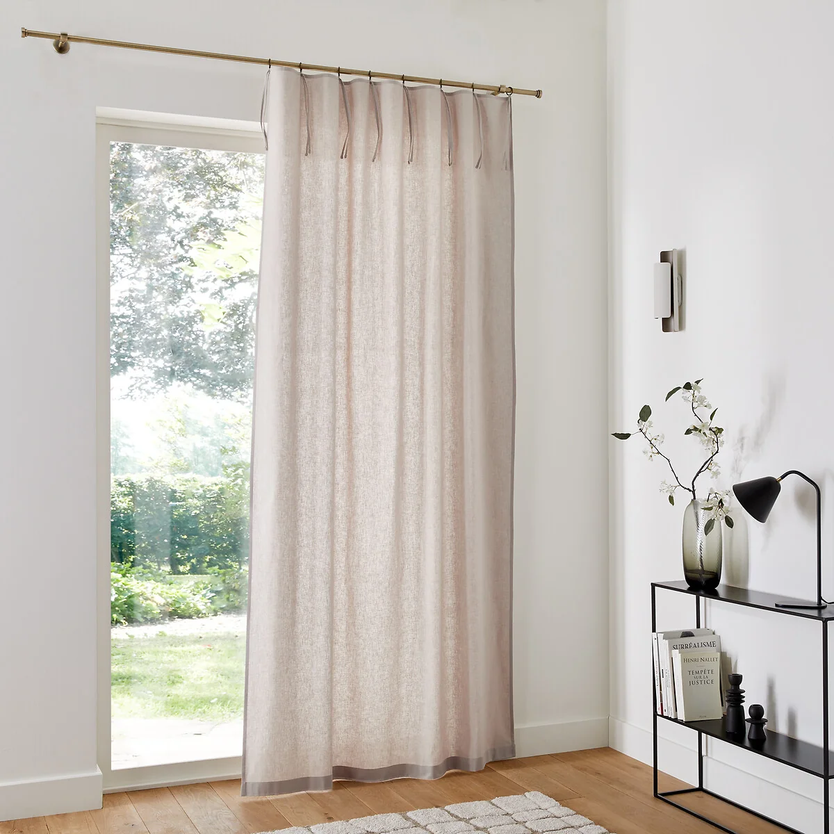Lincot Linen & Cotton Knot & Eyelet Finish Curtain – image 3